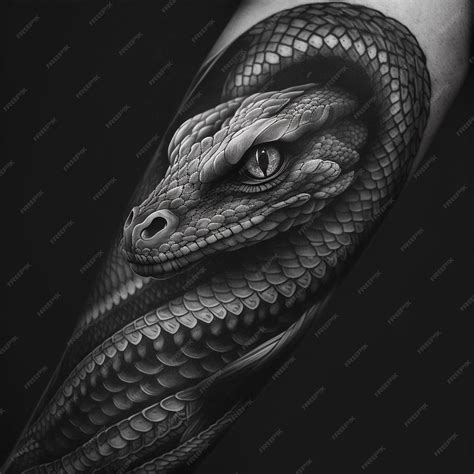 tatouage serpent entre les seins|serpent japonisant sur les bras.